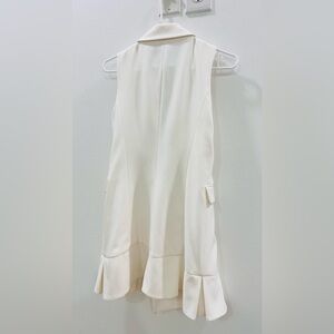 Off White Zara long sleeveless blazer